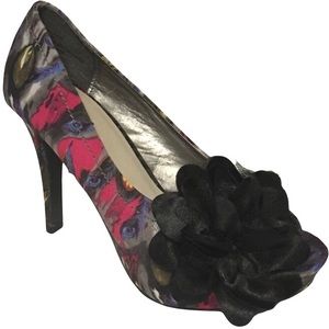 DOLCE STILETTOS FAIRYGOTH DOPAMINE DRESSING NIB  SZ 8.5 4” Heels FAN PEACOCK